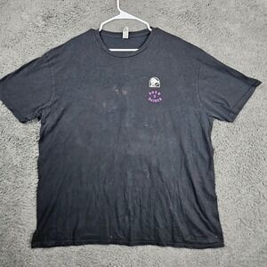Taco Bell Born X‎ Raised Graphic T Shirt Mens 2XL Black Short Sleeve